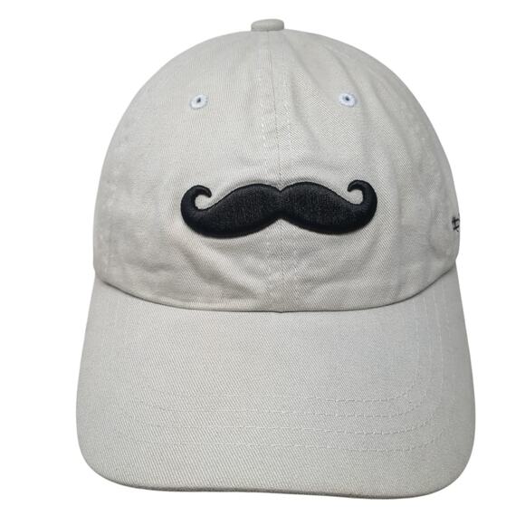 Mustache Juanito Bandito Slideback Hat Gray One Size Embroidered Yupoong - Picture 1 of 9